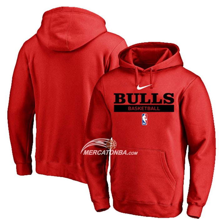 Felpas con Capucha Chicago Bulls Practice Performance 2022-23 Rosso
